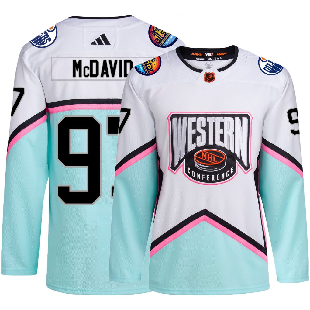 Edmonton Oilers #97 Connor Mcdavid 2023 White Nhl All-Star Game Jersey ...