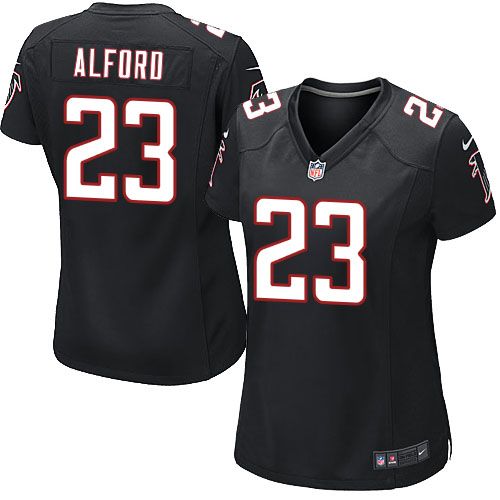 Cheap Nike Elite Women's Robert Alford Black Alternate Jersey: NFL