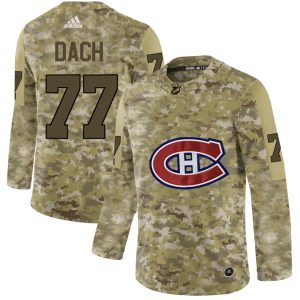 cheap Adidas Canadiens #77 Kirby Dach Camo Authentic Stitched NHL Jersey