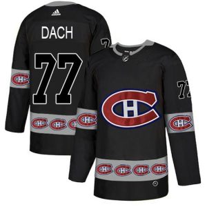 adidas canadiens #77 kirby dach black authentic team logo fashion stitched nhl elite jersey