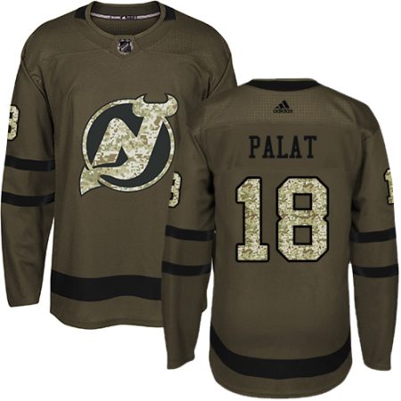 adidas devils #18 ondrej palat green salute to service stitched nhl wholesale jersey