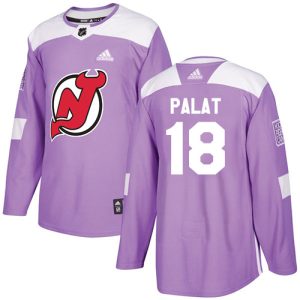 adidas devils #18 ondrej palat purple authentic fights cancer stitched nhl cheap jersey