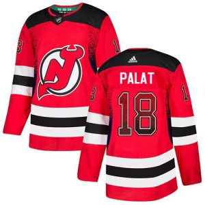 wholesale Adidas Devils #18 Ondrej Palat Red Home Authentic Drift Fashion Stitched NHL Jersey