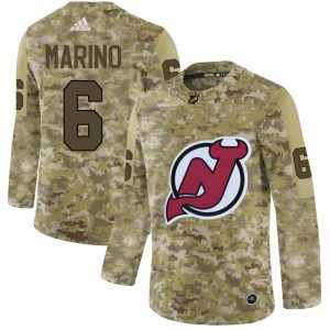 adidas devils #6 john marino camo authentic stitched nhl cheap jersey