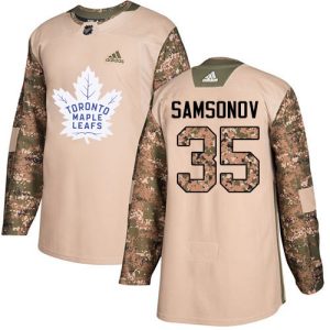 adidas maple leafs #35 ilya samsonov camo authentic 2024 veterans day stitched nhl wholesale jersey