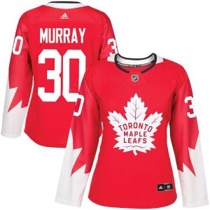 adidas maple leafs #30 matt murray red team canada authentic women's stitched nhl elite jersey