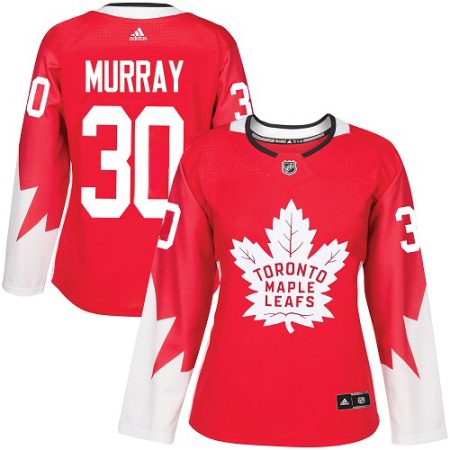 adidas maple leafs #30 matt murray red team canada authentic women's stitched nhl elite jersey