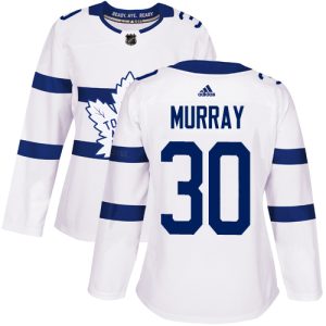 cheap Adidas Maple Leafs #30 Matt Murray White Authentic 2024 Stadium Series Women's Stitched NHL Jersey