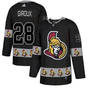 adidas senators #28 claude giroux black authentic team logo fashion stitched youth nhl wholesale jersey