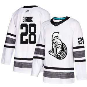 Adidas Senators #28 Claude Giroux White Authentic 2024 All-Star Stitched Youth NHL Jersey