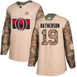 cheap Adidas Senators #19 Drake Batherson Camo Authentic 2024 Veterans Day Stitched Youth NHL Jersey