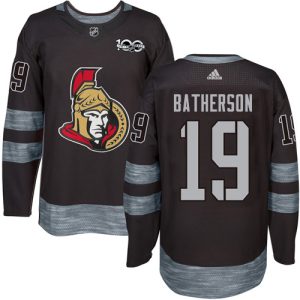 Adidas Senators #19 Drake Batherson Black 1917- 2024 100th Anniversary Stitched Youth NHL Jersey