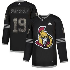 Adidas Senators #19 Drake Batherson Black Authentic Classic Stitched Youth NHL Jersey