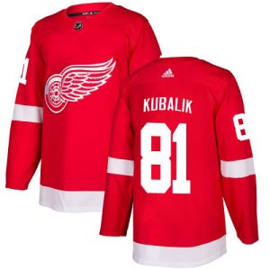 adidas red wings #81 dominik kubalik red home authentic stitched youth nhl wholesale jersey