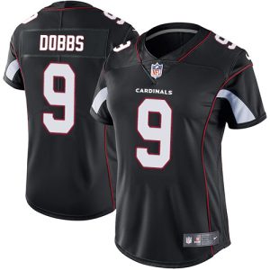 Cardinals #9 Joshua Dobbs Black Alternate Women's Stitched NFL Vapor Untouchable Limited Jersey