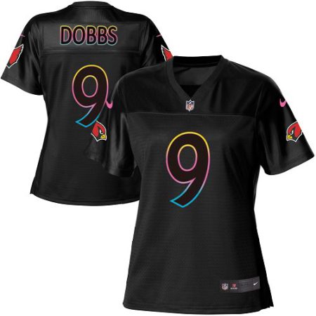 wholesale Cardinals #9 Joshua Dobbs Black Women's NFL Fashion Game Jersey