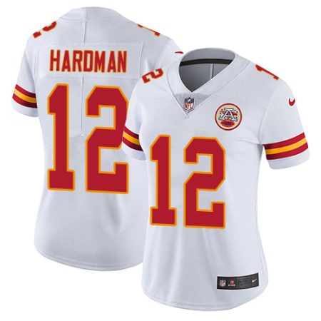 Chiefs #12 Mecole Hardman White Women's Stitched NFL Vapor Untouchable Limited Jersey