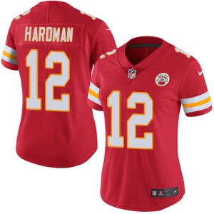 Chiefs #12 Mecole Hardman Red Team Color Women's Stitched NFL Vapor Untouchable Limited Jersey