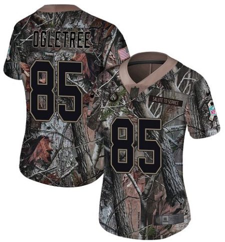 colts #85 andrew ogletree camo women's stitched nfl limited rush realtree cheap jersey