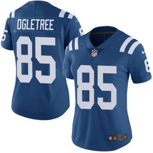 cheap Colts #85 Andrew Ogletree Royal Blue Team Color Women's Stitched NFL Vapor Untouchable Limited Jersey