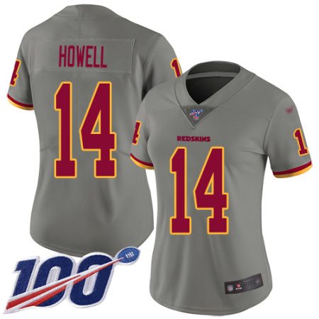 Commanders #14 Sam Howell Gray Women's Stitched NFL Limited Inverted Legend 100th Season Jersey