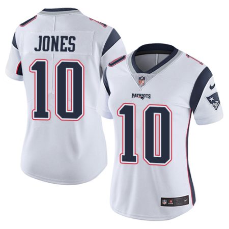 patriots #10 mac jones white women's stitched nfl vapor untouchable limited cheap jersey