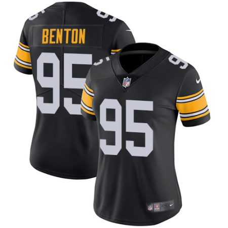 wholesale Steelers #95 Keeanu Benton Black Alternate Women's Stitched NFL Vapor Untouchable Limited Jersey