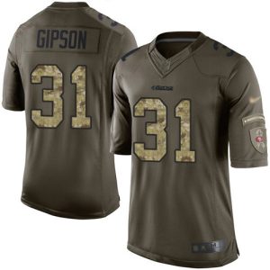 49ers #31 Tashaun Gipson Green Youth Stitched NFL Limited 2024 Salute To Service Jersey