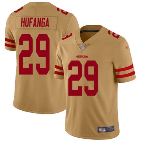 49ers #29 talanoa hufanga gold youth stitched nfl limited inverted legend wholesale jersey