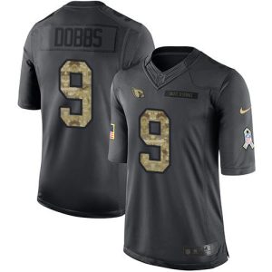 Cardinals #9 Joshua Dobbs Black Youth Stitched NFL Limited 2024 Salute to Service Jersey