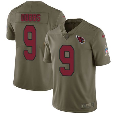 Cardinals #9 Joshua Dobbs Olive Youth Stitched NFL Limited 2024 Salute To Service Jersey