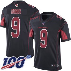 Cardinals #9 Joshua Dobbs Black Youth Stitched NFL Limited Rush 100th Season Jersey