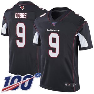 Cardinals #9 Joshua Dobbs Black Alternate Youth Stitched NFL 100th Season Vapor Untouchable Limited Jersey