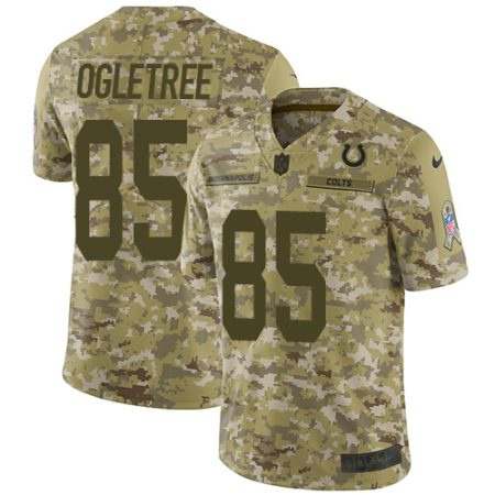 Colts #85 Andrew Ogletree Camo Youth Stitched NFL Limited 2024 Salute To Service Jersey