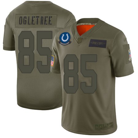 colts #85 andrew ogletree camo youth stitched nfl limited 2024 salute to service wholesale jersey