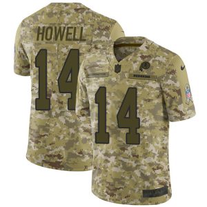 Commanders #14 Sam Howell Camo Youth Stitched NFL Limited 2024 Salute To Service Jersey