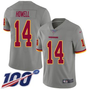 commanders #14 sam howell gray youth stitched nfl limited inverted legend 100th season cheap jersey