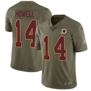 Commanders #14 Sam Howell Olive Youth Stitched NFL Limited 2024 Salute To Service Jersey