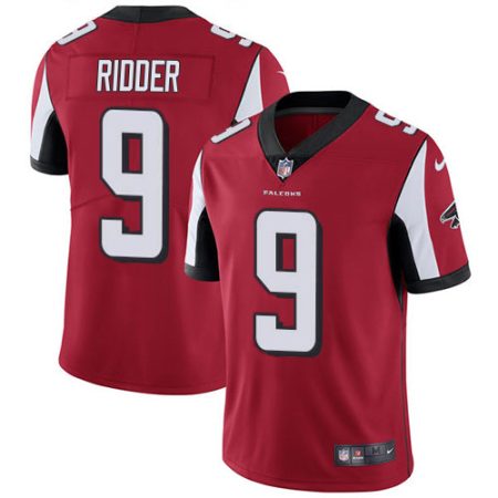 Falcons #9 Desmond Ridder Red Team Color Stitched Youth NFL Vapor Untouchable Limited Jersey