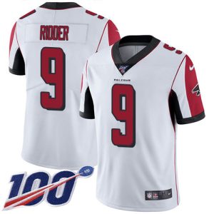 cheap Falcons #9 Desmond Ridder White Stitched Youth NFL 100th Season Vapor Untouchable Limited Jersey