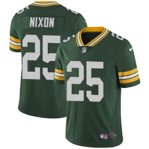 Packers #25 Keisean Nixon Green Team Color Youth Stitched NFL Vapor Untouchable Limited Jersey