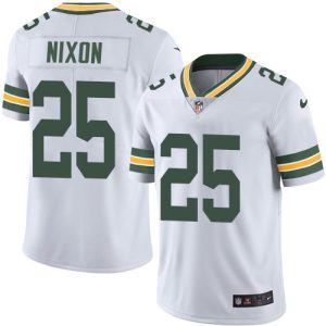 Packers #25 Keisean Nixon White Youth Stitched NFL Vapor Untouchable Limited Jersey