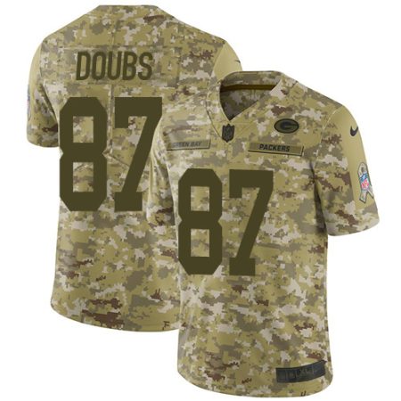 packers #87 romeo doubs camo youth stitched nfl limited 2024 salute to service cheap jersey