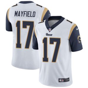 Rams #17 Baker Mayfield White Youth Stitched NFL Vapor Untouchable Limited Jersey