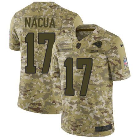 rams #17 puka nacua camo youth stitched nfl limited 2024 salute to service cheap jersey