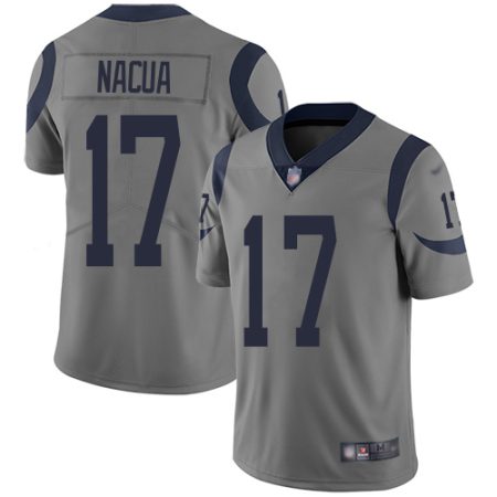 Rams #17 Puka Nacua Gray Youth Stitched NFL Limited Inverted Legend Jersey