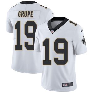 Saints #19 Blake Grupe White Youth Stitched NFL Vapor Untouchable Limited Jersey