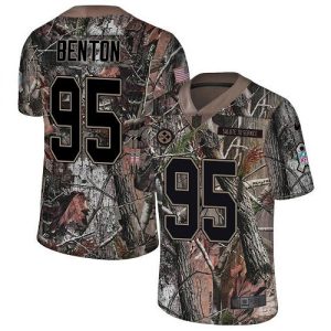 cheap Steelers #95 Keeanu Benton Camo Youth Stitched NFL Limited Rush Realtree Jersey