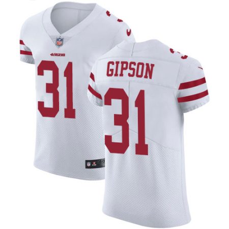 49ers #31 tashaun gipson white men's stitched nfl vapor untouchable elite cheap jersey