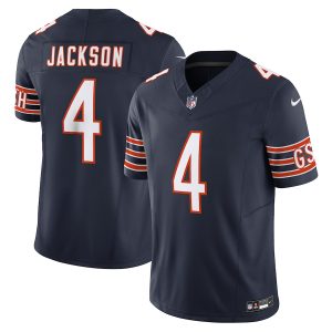 Chicago Bears #4 Eddie Jackson Men's Navy Vapor F.U.S.E. Limited Jersey